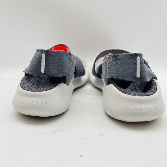 Nike Free RN Womens 8.5 Gray Motion Flyknit Running Shoes Athletic Sneakers - Picture 8 of 11